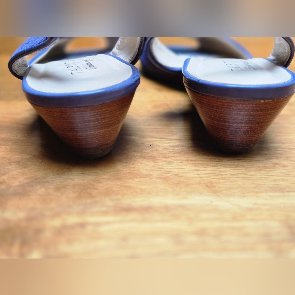 Talbot's leather sandles. Lilac. 9B - Picture 8 of 13